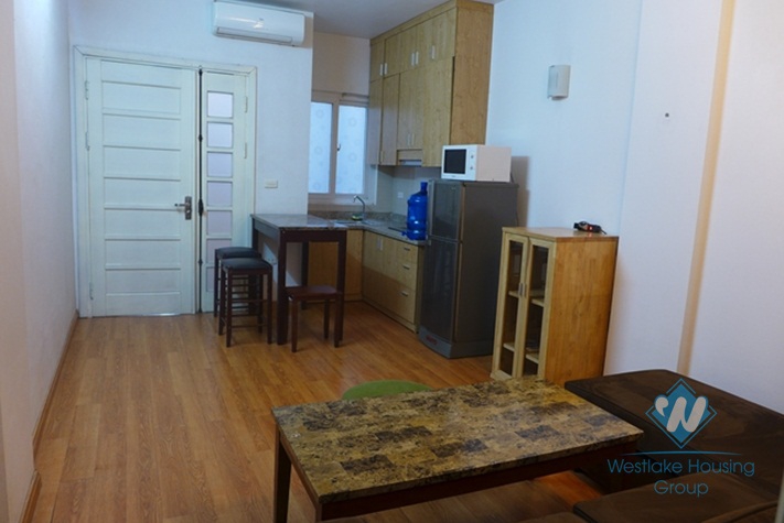 Nice serviced apartment with 01 bedroom for rent in Au Co St, Tay Ho, Ha Noi